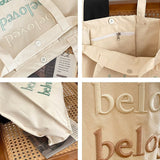 Women Canvas Shoulder Bag embroidery