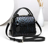 Timeless Sophistication: Genuine Leather Women's Square Crossbody Messenger Bag - Julie bags