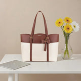 PU Leather Laptop Tote – Women’s Work Bag - Julie bags