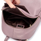 Women’s Genuine Leather Anti - Theft Backpack – Small & Elegant - Julie bags