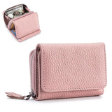 Compact Elegance: Genuine Leather Women's Wallet - Julie bags