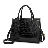Exquisite Allure: Luxury Crocodile Pattern Shoulder Bag - Julie bags