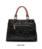 Classic Charm: Genuine Leather Tote for Women's Luxury Fashion - Julie bags