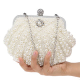 Pearl diamonds clutch bag - Julie bags