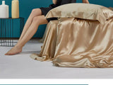LuxeSilk Couture: Premium Mulberry Silk Bedding Set