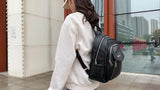 Enhance your day's experience with this Leather Backpack - Julie bags