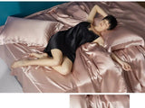 LuxeSilk Couture: Premium Mulberry Silk Bedding Set