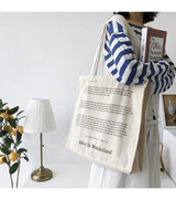 Story Canvas Shoulder Bag freeshipping - Julie bags