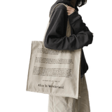 Story Canvas Shoulder Bag freeshipping - Julie bags