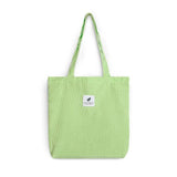 Corduroy Canvas Tote Handbag freeshipping - Julie bags