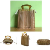 Luxury bamboo bag