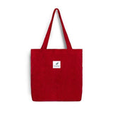 Corduroy Canvas Tote Handbag freeshipping - Julie bags