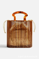 Luxury bamboo bag