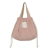 Drawstring Lunch Bag Corduroy