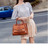 Elegant leather handbag