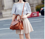 Elegant leather handbag