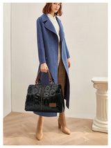 Classic Charm: Genuine Leather Tote for Women's Luxury Fashion - Julie bags