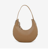 Elegant Crescent Hobo: Genuine Leather Handbag - Julie bags