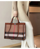 Designer Leather Tote: Trendy & Spacious Women's Shoulder Bag - Julie bags