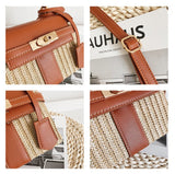 Vintage Woven Rattan Bag - Julie bags