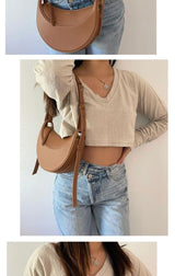 Embrace Elegance: The Luna Leather Hobo Handbag - Julie bags