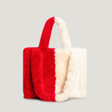 LUXURY FAUX FUR TOTE BAG - Julie bags