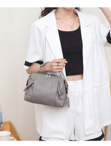 Opulent Elegance: Genuine Leather Women's Tote bag - Julie bags
