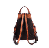 Vintage Chic: Genuine Leather Women's Backpack - Julie bags