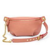 Chic Elegance: Genuine Leather Women's All - Matching Crossbody Chest Bag - Julie bags