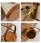 Chic Box-Shaped genuine leather Crossbody Bag - Julie bags