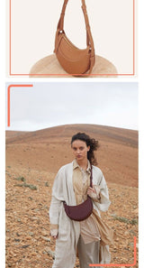 Embrace Elegance: The Luna Leather Hobo Handbag - Julie bags