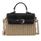 Vintage Woven Rattan Bag - Julie bags