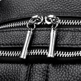 Elegance in Motion: Genuine Leather Women's Backpack - Julie bags