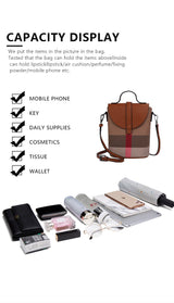 Chic Mini Lattice Canvas Crossbody: Fashionable and Functional - Julie bags