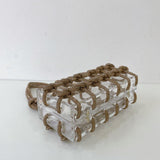 Exquisite Elegance: Designer Woven Diamonds Shoulder Bag - Julie bags