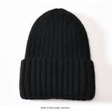 Silk-Lined Cashmere Beanie – Luxury Winter Hat