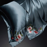 Copy of 100% pure silk pillowcase natural silk embroidery pillowcase mulberry silk pillowcase free shipping