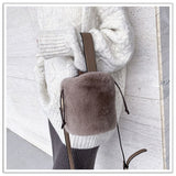 Faux Fur mini Bucket bag - Julie bags