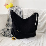 Corduroy shoulder bags