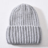 Silk-Lined Cashmere Beanie – Luxury Winter Hat