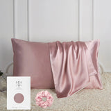 DISANGNI 100% Natural Mulberry Silk Pillowcase for Hair and Skin - Front in Pure Silk & Back in Breathable Lyocell Fiber, 1 Pack