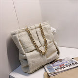 Faux Fur Large Tote bag