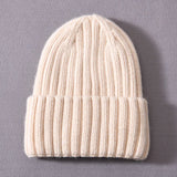Silk-Lined Cashmere Beanie – Luxury Winter Hat