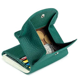 Designer Leather Clutch: Compact Elegance - Julie bags