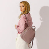Women’s Genuine Leather Anti - Theft Backpack – Small & Elegant - Julie bags