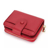 Chic Zipper Coin : Genuine Leather Wallet - Julie bags