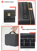 Illuminate Your Beauty: Large Capacity Cosmetic Bag with LED Mirror - Julie bags