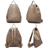 Classic Leather Backpack: Spacious Elegance - Julie bags