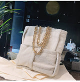Faux Fur Large Tote bag