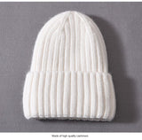 Silk-Lined Cashmere Beanie – Luxury Winter Hat